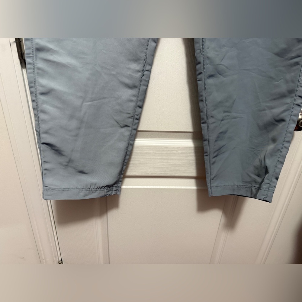 Fabletics Wander Hike Pants Womens XL Gray Belt Pockets Anti Chafe Athleisure - Picture 8 of 16